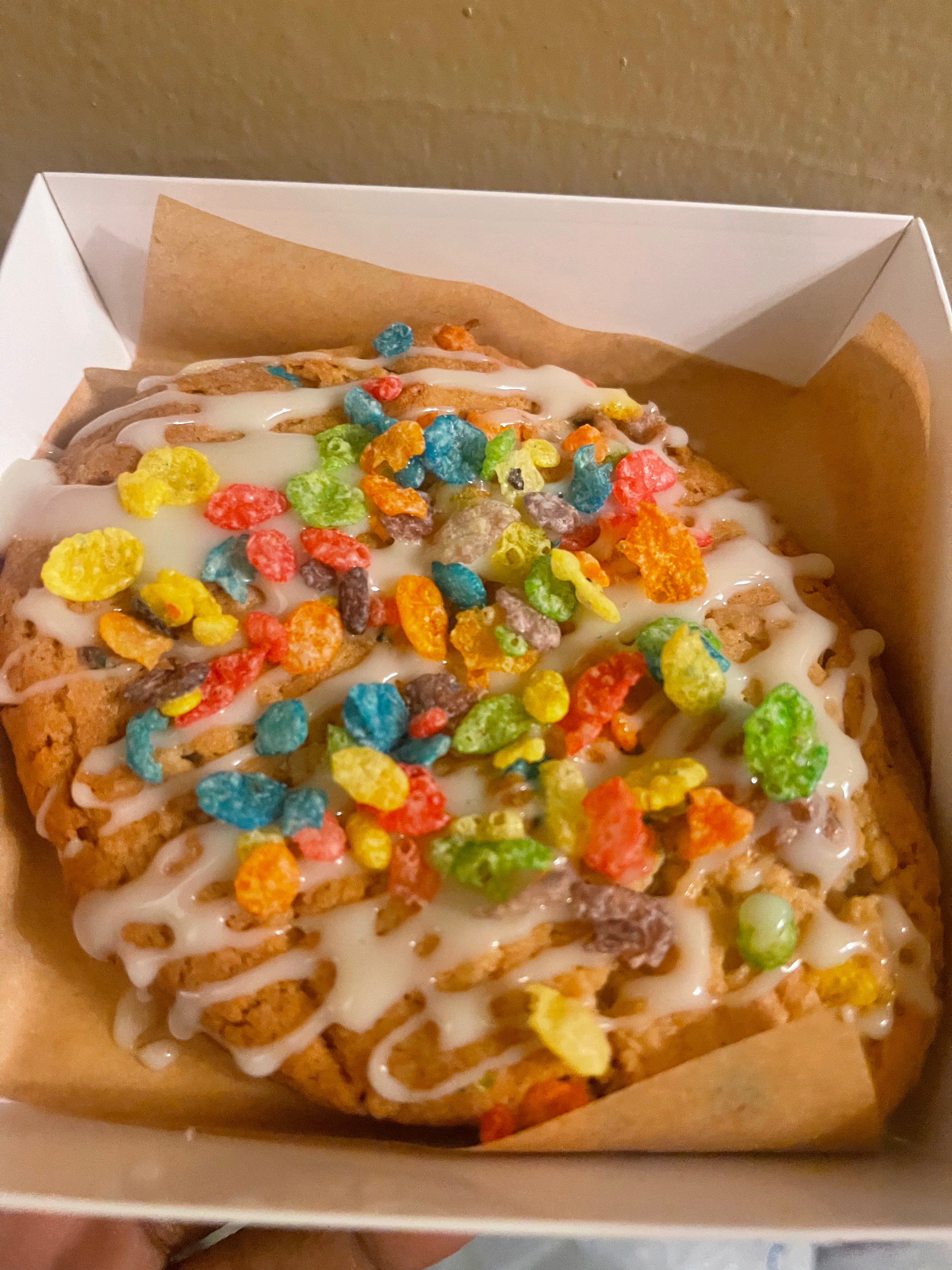 fruity pebbles cookie